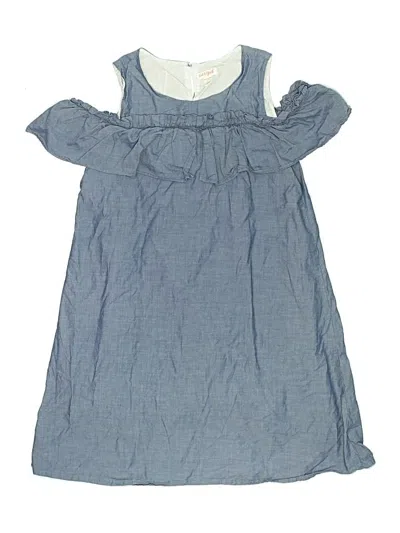 Pre-owned Cat & Jack Kids' Dress In Blue