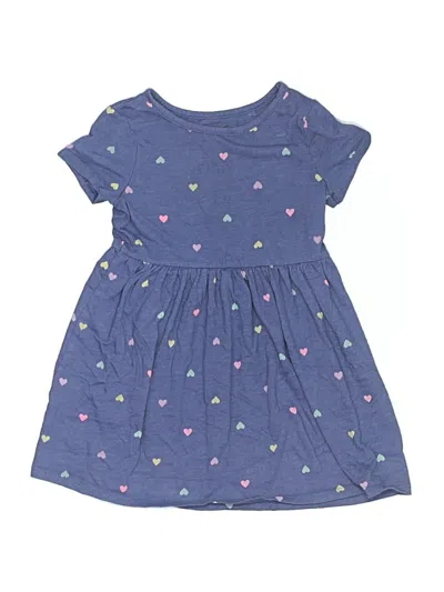 Pre-owned Cat & Jack Kids' Dress In Blue