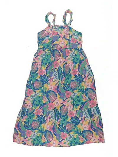 Pre-owned Cat & Jack Kids' Dress In Blue