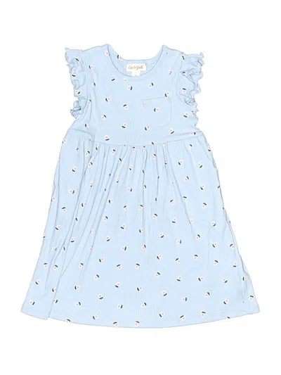 Pre-owned Cat & Jack Kids' Dress In Blue