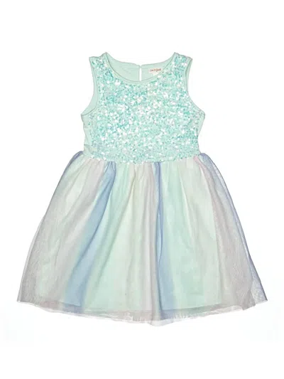 Pre-owned Cat & Jack Kids' Dress In Blue
