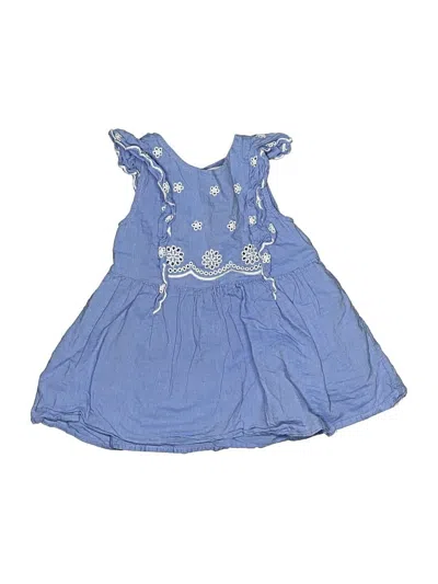 Pre-owned Cat & Jack Kids' Dress In Blue