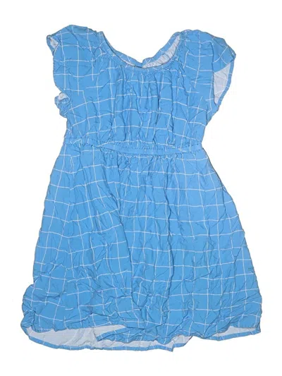 Pre-owned Cat & Jack Kids' Dress In Blue