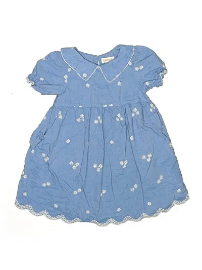 Pre-owned Cat & Jack Kids' Dress In Blue