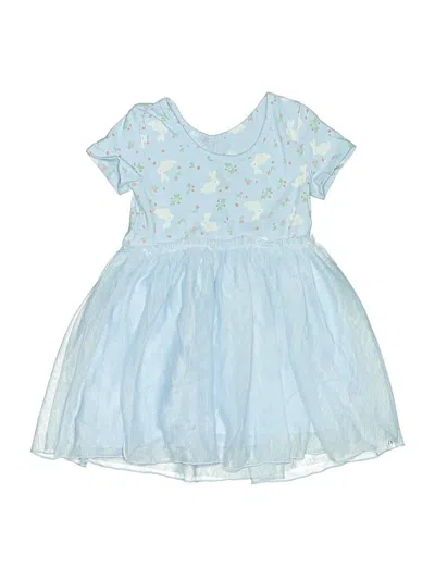 Pre-owned Cat & Jack Kids' Dress In Blue