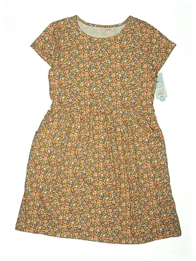Pre-owned Cat & Jack Kids' Dress In Brown