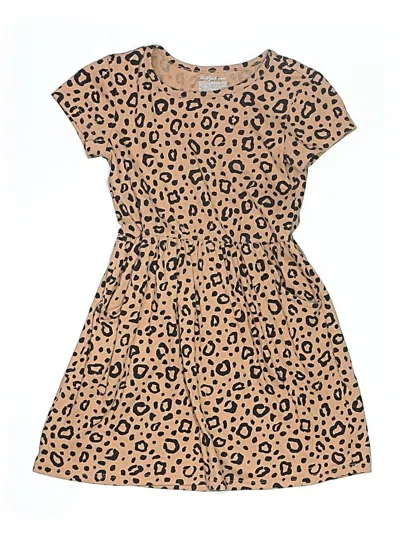 Pre-owned Cat & Jack Kids' Dress In Brown