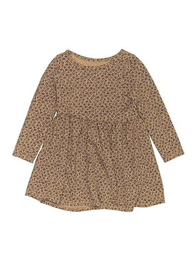 Pre-owned Cat & Jack Kids' Dress In Brown