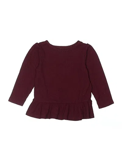 Pre-owned Cat & Jack Kids' Dress In Burgundy