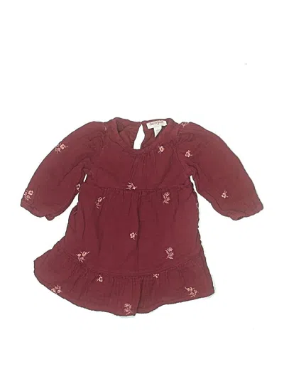 Pre-owned Cat & Jack Babies' Dress In Burgundy