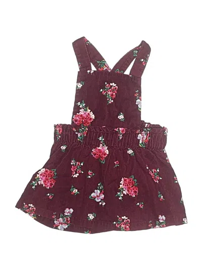 Pre-owned Cat & Jack Babies' Dress In Burgundy