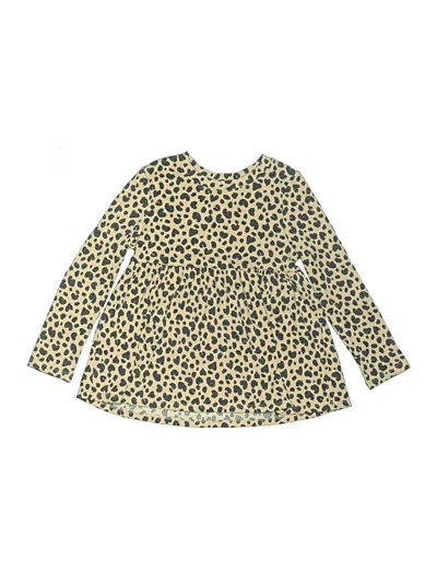 Pre-owned Cat & Jack Kids' Dress In Gold