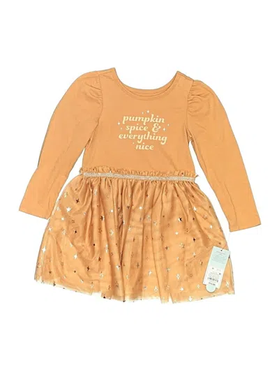 Cat & Jack Kids' Dress In Gold