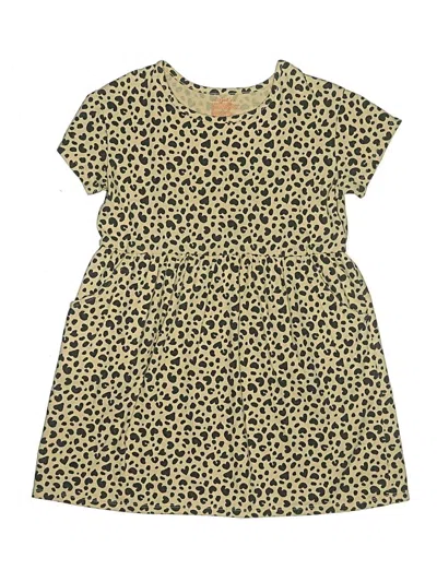 Pre-owned Cat & Jack Kids' Dress In Gold