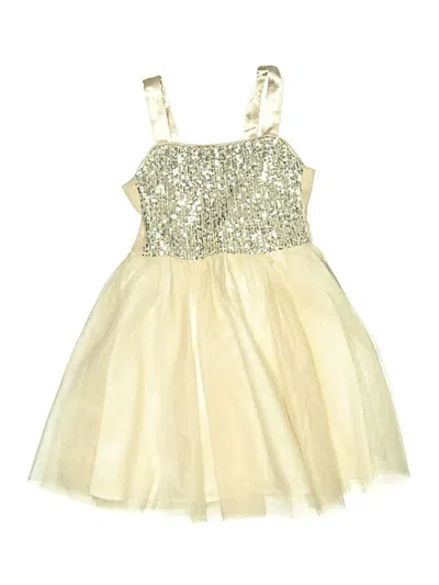 Pre-owned Cat & Jack Kids' Dress In Gold