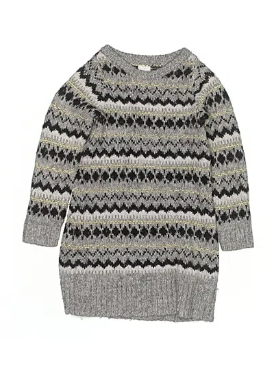 Pre-owned Cat & Jack Kids' Dress In Gray