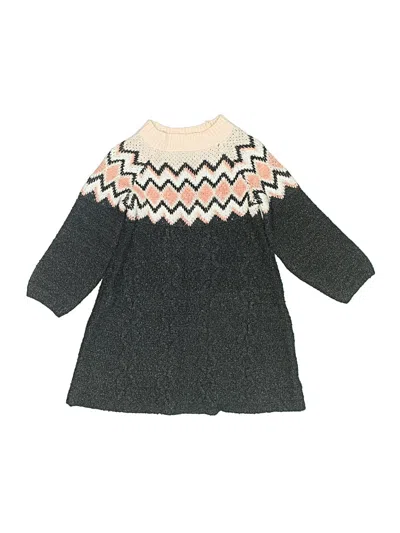 Pre-owned Cat & Jack Kids' Dress In Gray