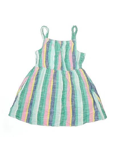 Pre-owned Cat & Jack Kids' Dress In Green