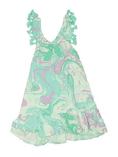 Pre-owned Cat & Jack Kids' Dress In Green