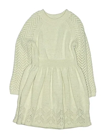 Pre-owned Cat & Jack Kids' Dress In Green