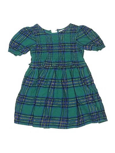 Pre-owned Cat & Jack Kids' Dress In Green
