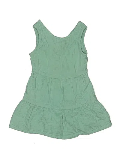 Pre-owned Cat & Jack Kids' Dress In Green