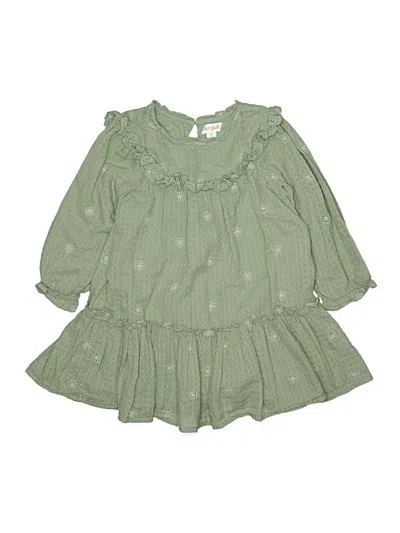 Pre-owned Cat & Jack Kids' Dress In Green
