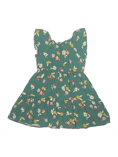 Pre-owned Cat & Jack Kids' Dress In Green