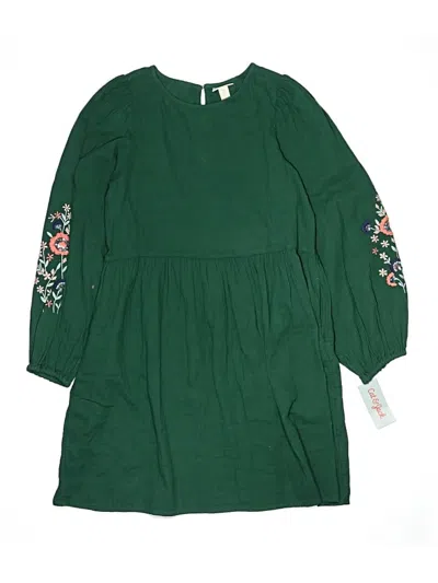 Pre-owned Cat & Jack Kids' Dress In Green