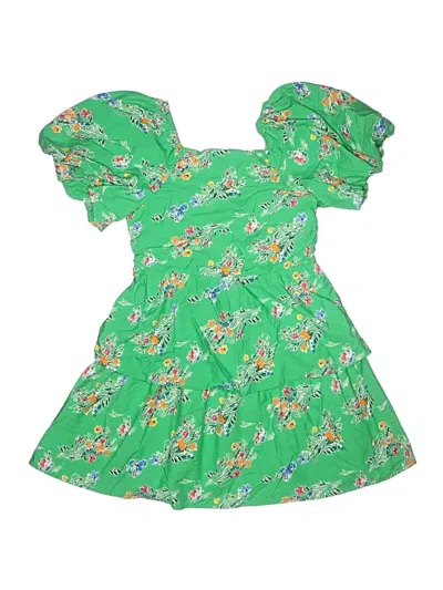 Pre-owned Cat & Jack Kids' Dress In Green