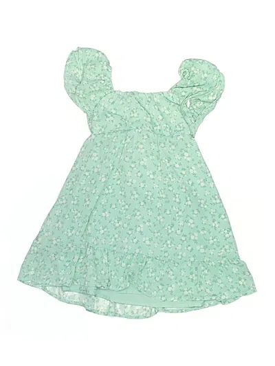 Pre-owned Cat & Jack Kids' Dress In Green
