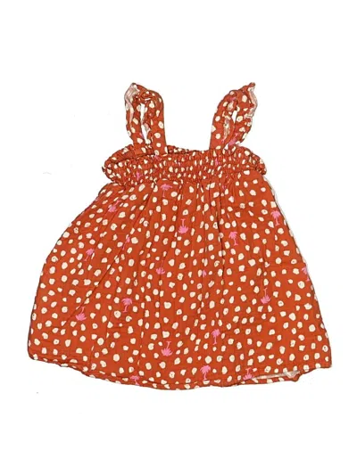 Pre-owned Cat & Jack Kids' Dress In Orange