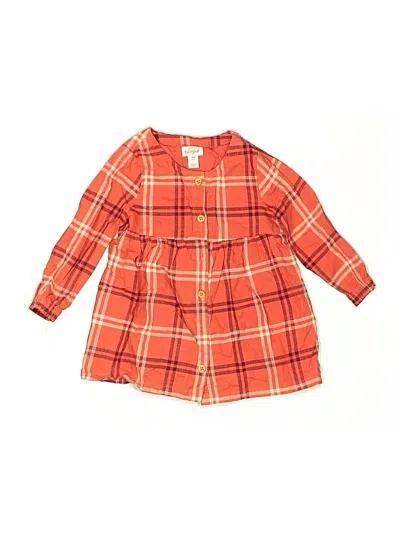 Pre-owned Cat & Jack Kids' Dress In Orange
