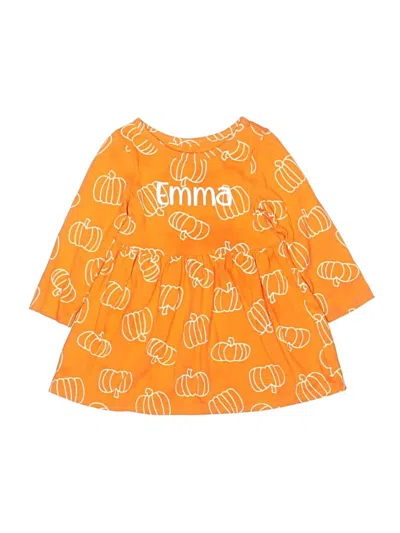 Pre-owned Cat & Jack Babies' Dress In Orange
