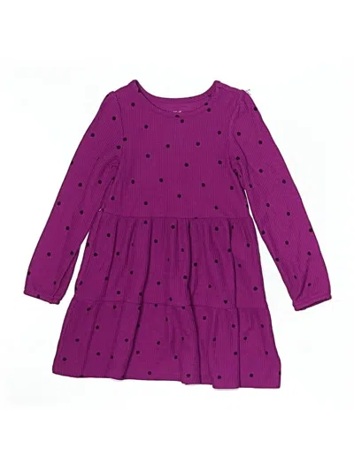 Pre-owned Cat & Jack Kids' Dress In Purple