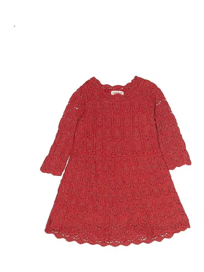 Pre-owned Cat & Jack Kids' Dress In Red
