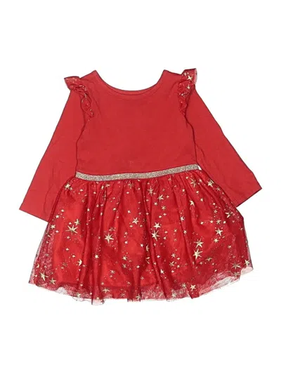 Pre-owned Cat & Jack Kids' Dress In Red