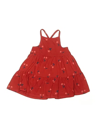 Pre-owned Cat & Jack Kids' Dress In Red