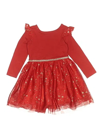 Pre-owned Cat & Jack Kids' Dress In Red