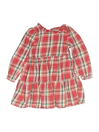 Pre-owned Cat & Jack Kids' Dress In Red