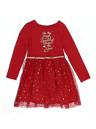 Pre-owned Cat & Jack Kids' Dress In Red