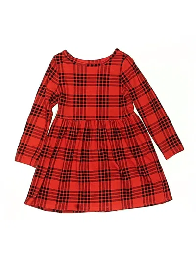 Pre-owned Cat & Jack Kids' Dress In Red