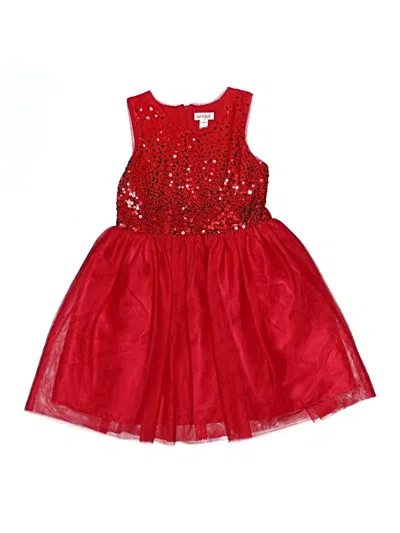Pre-owned Cat & Jack Kids' Dress In Red