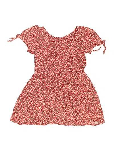 Pre-owned Cat & Jack Kids' Dress In Red