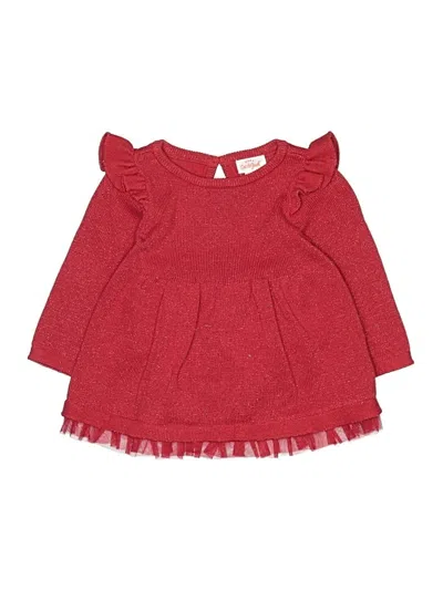 Pre-owned Cat & Jack Babies' Dress In Red