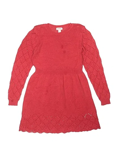 Pre-owned Cat & Jack Kids' Dress In Red