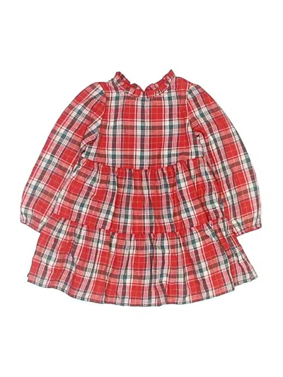 Pre-owned Cat & Jack Kids' Dress In Red