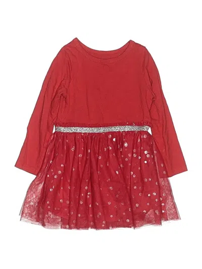 Pre-owned Cat & Jack Kids' Dress In Red