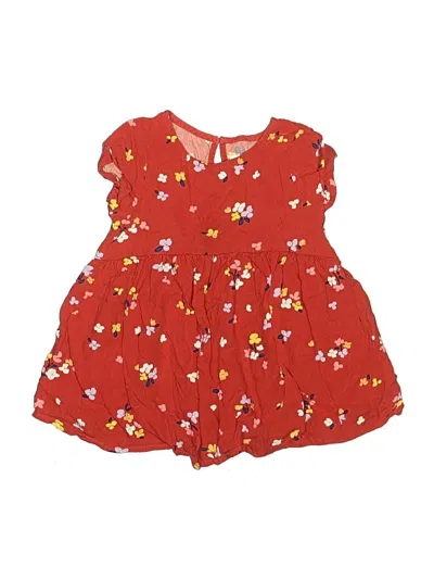 Pre-owned Cat & Jack Kids' Dress In Red