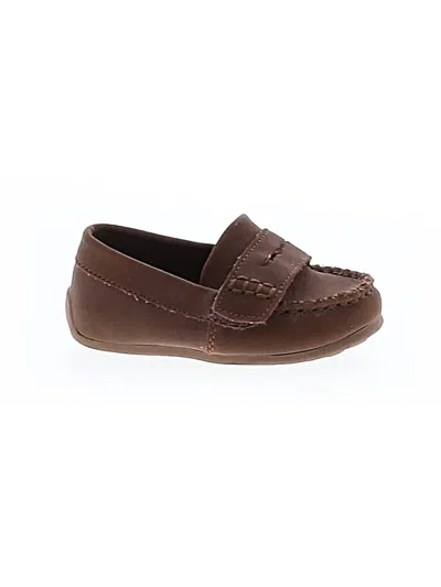 Pre-owned Cat & Jack Kids' Dress Shoes In Brown